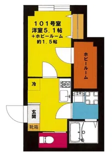 b’CASA山下町【1階】の間取り
