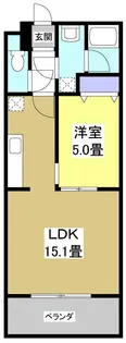 Aiuola Palais(アイウォーラパレ)【2階】の間取り