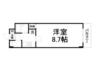 SHAMON東山【6階】の間取り