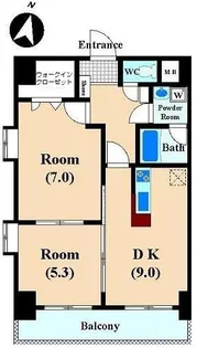さくら坂ビル【3階】の間取り