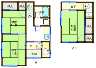 新潟県新潟市東区中木戸【一戸建】の間取り