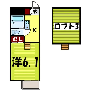 シエナ九品寺【1階】の間取り