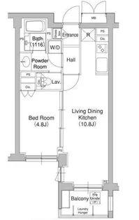 コンフォリア原宿【4階】の間取り