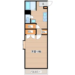 プロミネンス萩野町【3階】の間取り