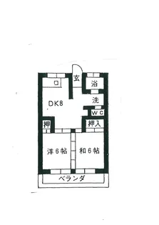 ハイツ【3階】の間取り