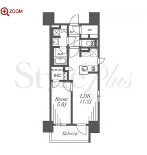 オープンレジデンシア名古屋Live【4階】の間取り