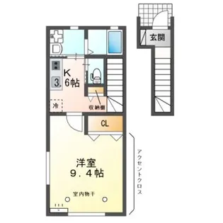 ロンターノ【2階】の間取り
