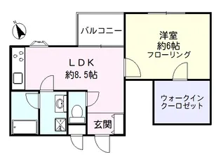 クリエイト司余丁町【3階】の間取り