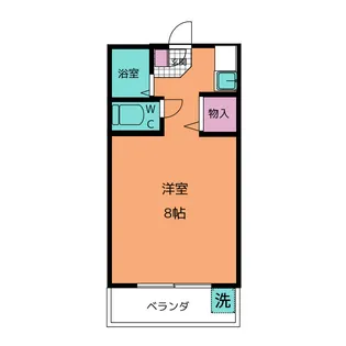 シャンポール明日香【3階】の間取り