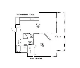 メゾーネ水前寺飛鳥【3階】の間取り