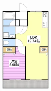 Flos静岡天王町【8階】の間取り