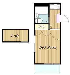 神奈川県厚木市愛甲1【アパート】の間取り