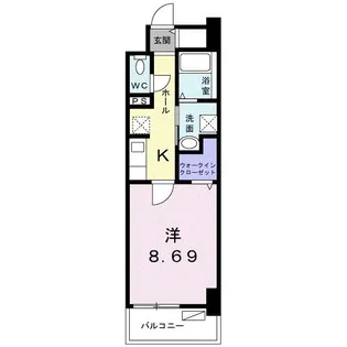 クラール上福岡【2階】の間取り