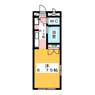 メゾンエスポワール【1階】の間取り