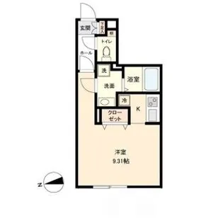 Branche千代田【3階】の間取り