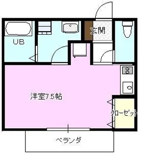 シャンボール新井 B・C【1階】の間取り