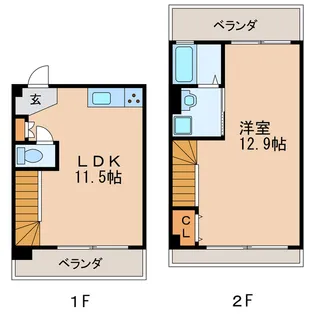 ANNEX IZUMIの間取り
