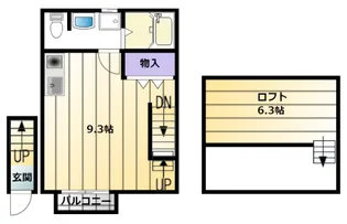 フラワーマウンテン【1階】の間取り