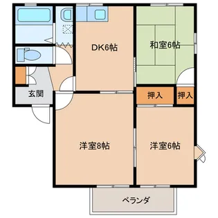 ドミール光吉A棟【1階】の間取り