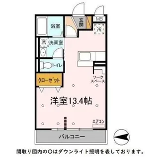 茨城県つくば市稲荷前【アパート】の間取り