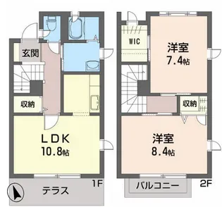 山形県山形市あこや町3【一戸建】の間取り