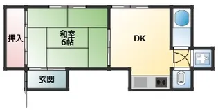 サクライアパート【2階】の間取り