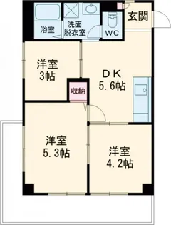 第5菊屋ビル【3階】の間取り