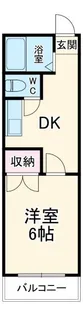 ヴィラージュ日吉【1階】の間取り
