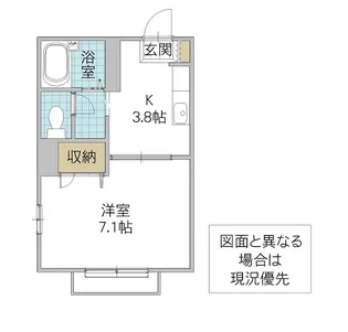 サンつくば【1階】の間取り
