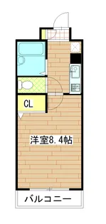 グレイスハイツ中山【2階】の間取り