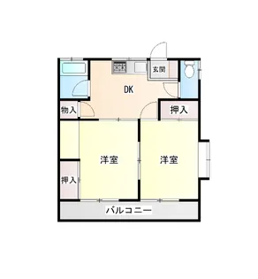 ふじハイツの間取り