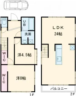 東京都青梅市西分町2【一戸建】の間取り