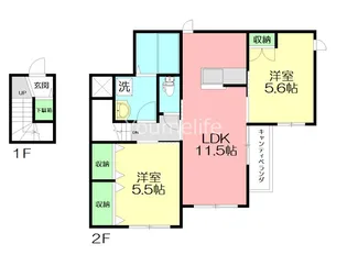 リッツハウス湘南【2階】の間取り