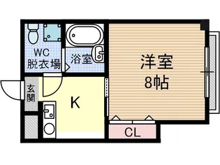第9薩摩マンション【3階】の間取り
