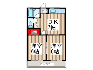 YSハイツ【2階】の間取り