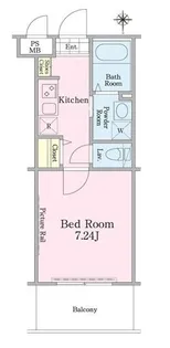 JM高輪レジデンス【1階】の間取り