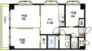 ベルエア平塚南原【2階】の間取り
