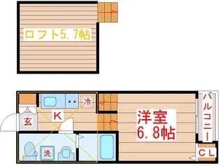 シオン【1階】の間取り