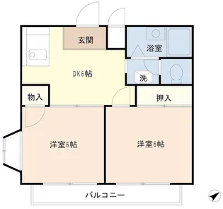 ラ・エトワールA【1階】の間取り