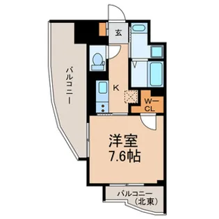 1Kの間取り画像