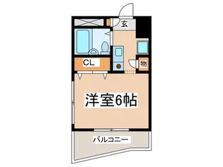 南橋本レジデンス【6階】の間取り