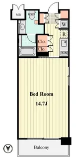 東京都江東区清澄1【マンション】の間取り