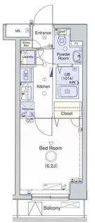 レナトゥス四谷【5階】の間取り
