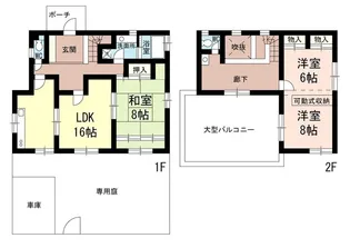埼玉県上尾市緑丘2【一戸建】の間取り