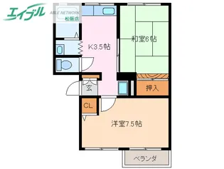 クレッシェンド【2階】の間取り