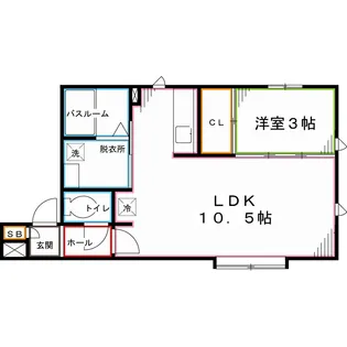 東京都国分寺市西恋ヶ窪3【アパート】の間取り