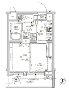 クレイシア新宿ノース【2階】の間取り