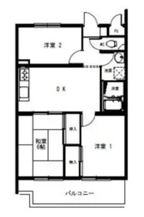 ラズフィス田無【1階】の間取り