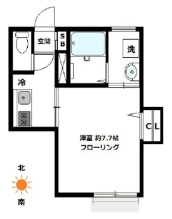 Forest Hill Millcreek【1階】の間取り