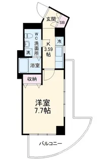 スペースアメニティ溝口【2階】の間取り